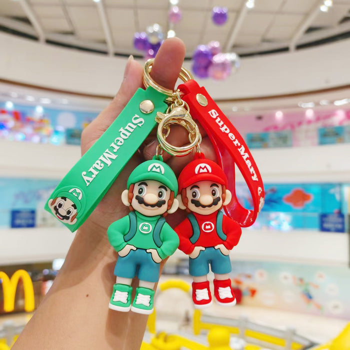 Wholesale Creative Super Mario Doll Keychain JDC-KC-HuJian008