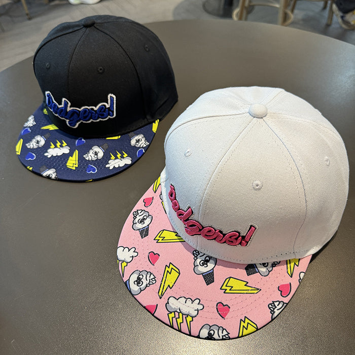 Wholesale Hip hop hats for men and women, spring and autumn baseball hats, student flat brimmed hats, summer sun visor hats