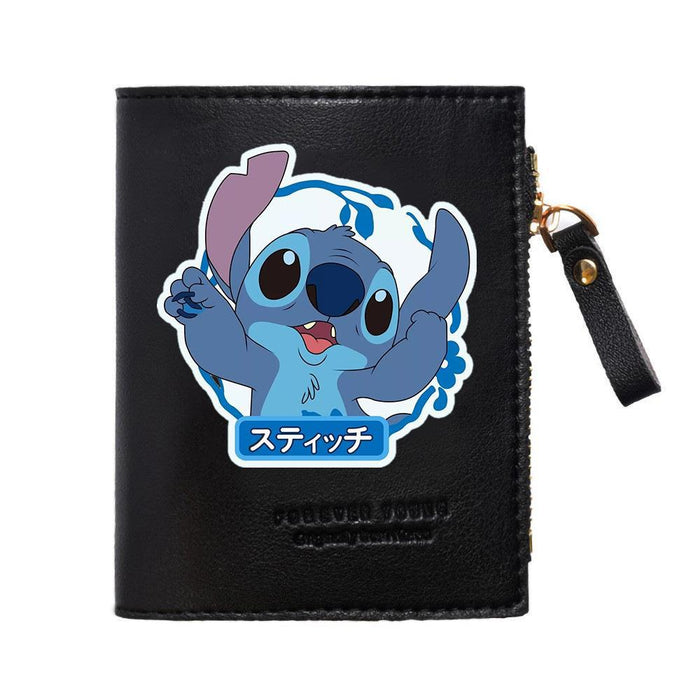 Wholesale PU Cartoon Short Zipper Wallet JDC-WT-WuDuomei003