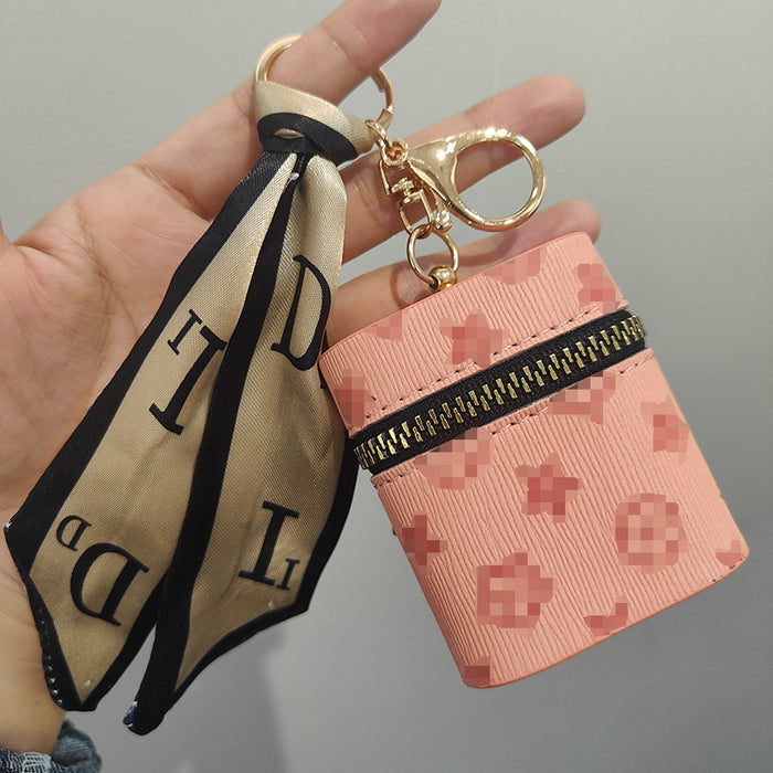 Wholesale Mini Cute Keychain Lipstick Bag Storage Wireless Headphone Protective Case JDC-KC-JiYou008