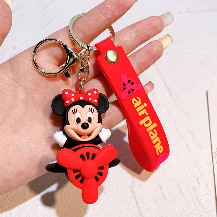 Wholesale Cartoon Silicone Doll Keychain JDC-KC-QiChao013