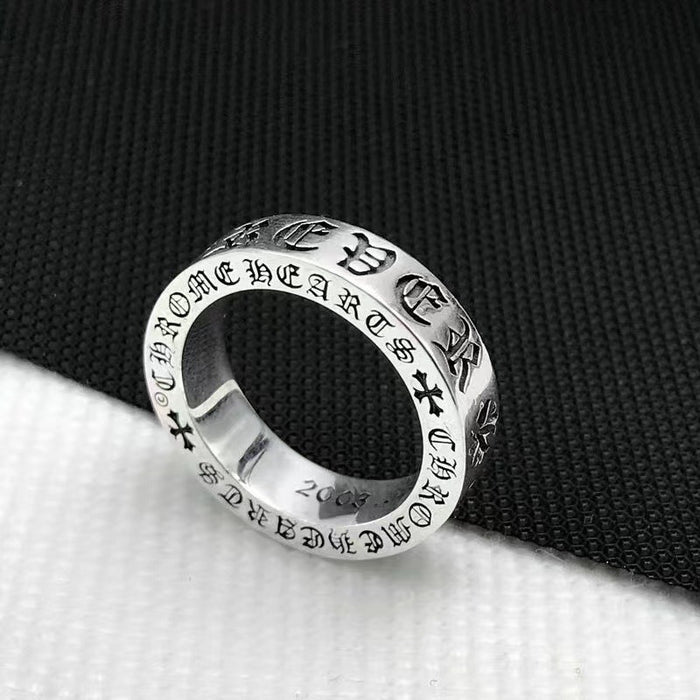 Wholesale Classic retro wide and narrow style couple ring for men and women
