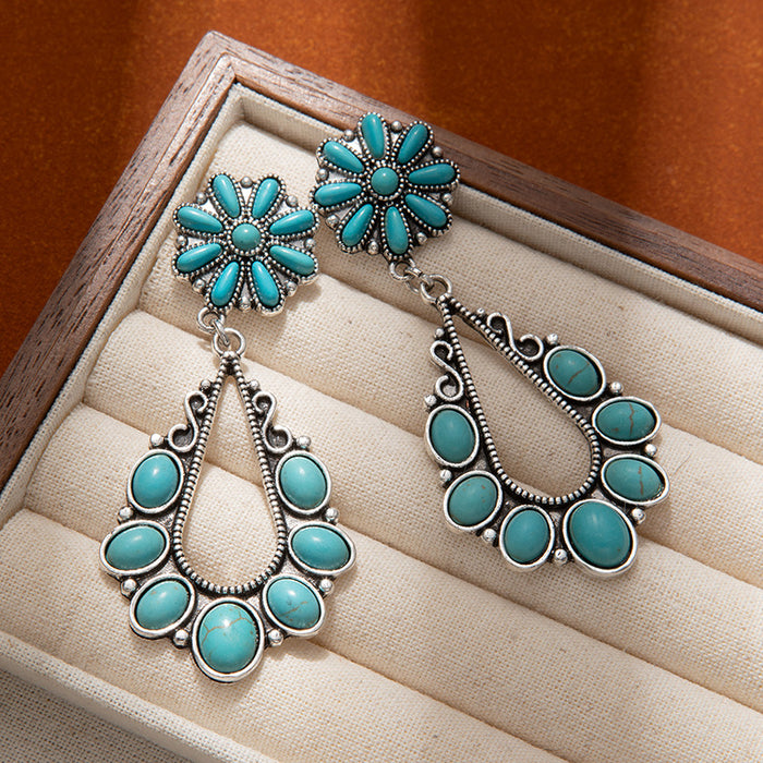 Wholesale Retro Water Drop Earrings