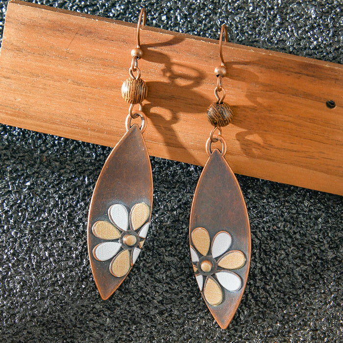 Wholesale Bohemian Tassel Geometric Earrings - Retro Ethnic Style Fashion Accessory MOQ≥2