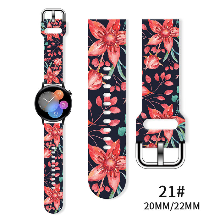 Wholesale Printed  Tpu Watch Strap Wrist Strap JDC-WD-NuoQi085