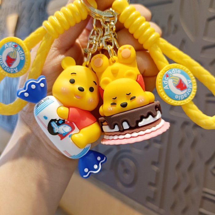 Wholesale Cartoon Silicone Doll Keychain JDC-KC-MingT253