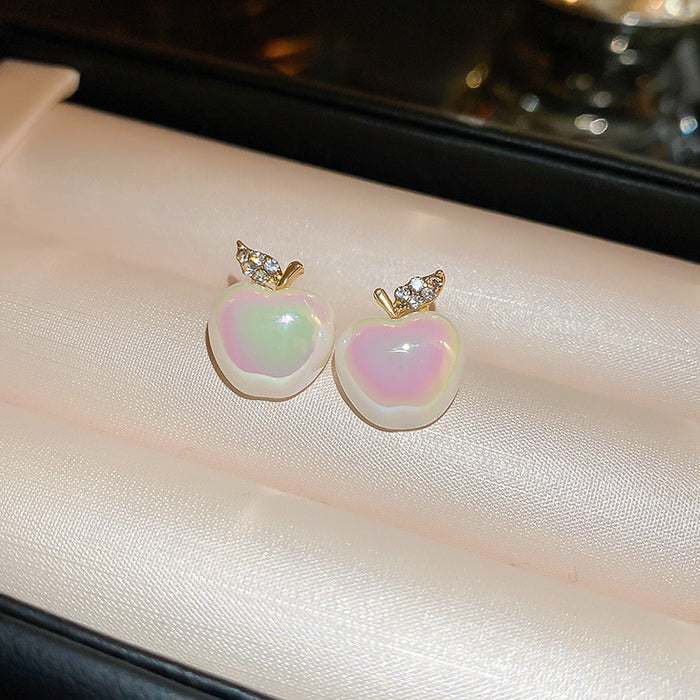Wholesale Alloy Cherry Earrings Cute Design Fashion Jewelry Accessory