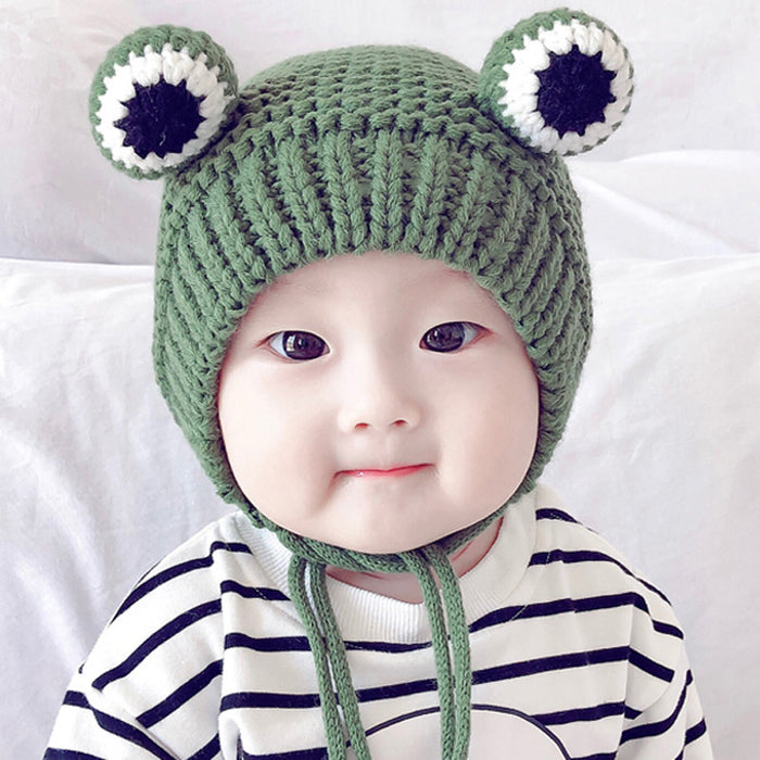 Wholesale Winter Baby Knitted Hat Thickened Wool Hat For Boys Cute Baby Accessories Autumn/winter Boys Knitted