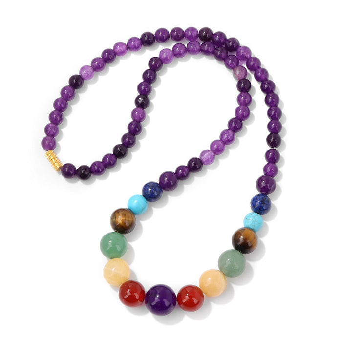 Wholesale Handmade necklace with colorful stone beads