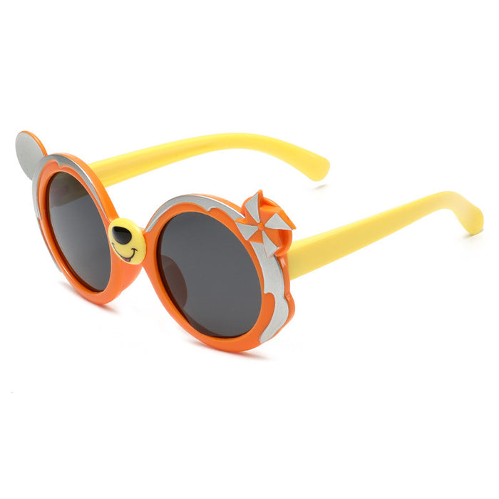 Wholesale Silicone Polarized Sunglasses  Cartoon Bear Windmill Sunglasses