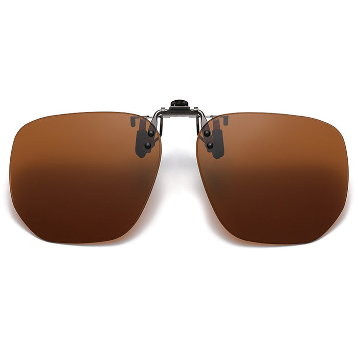 Wholesale  Polarized Sunglasses Clip Women's  Personalized Myopia Clip Dual-purpose Color-changing Sunglasses Clip