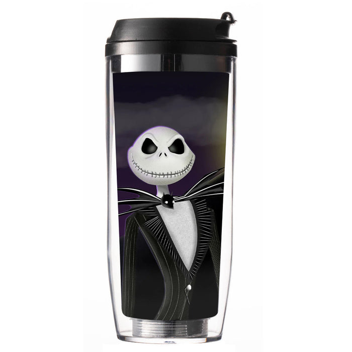 Wholesale Halloween Double Layer Plastic Straw Cup JDC-CUP-WuDuomei002