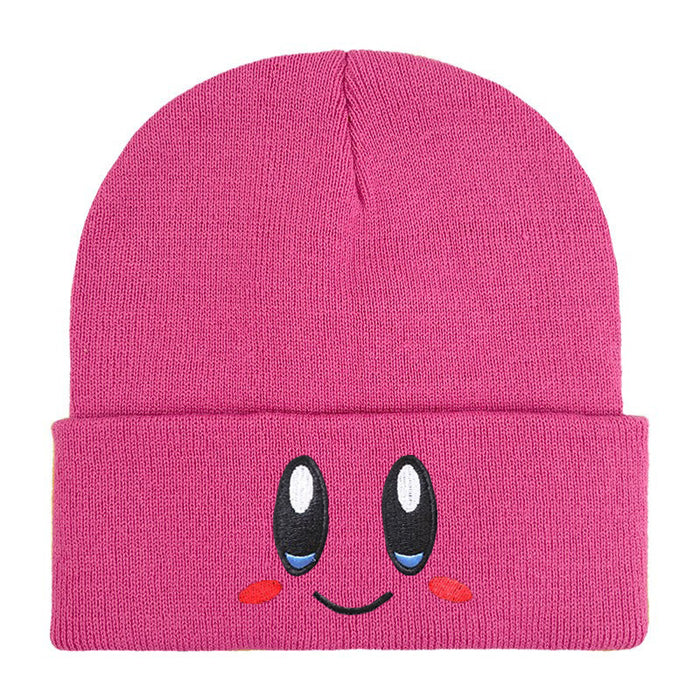 Wholesale Big Eyes Smiley Cartoon Cute Acrylic Wool Knitted Hat JDC-FH-Shengn003