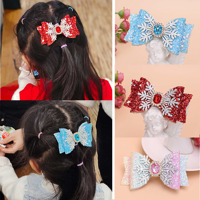 Wholesale Children Rhinestone Bow Hairpin JDC-HC-Bais006