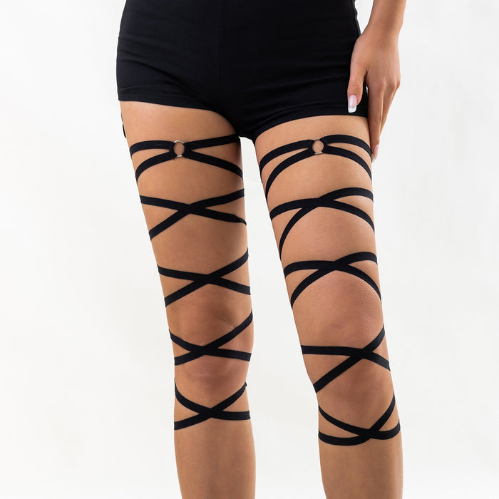 Wholesale Jewelry elastic strap leg loop multi-layer personalized leg chain sexy