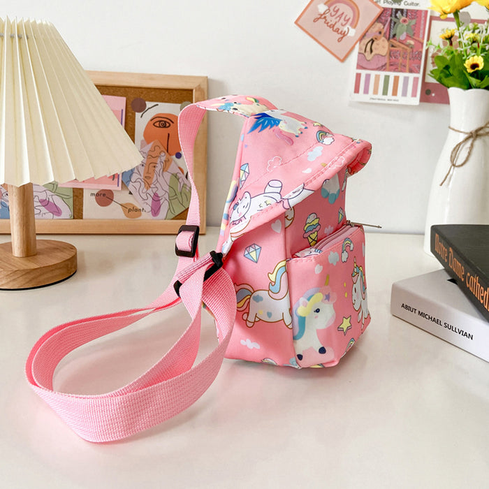 Wholesale Nylon Cartoon Style Children's Chest Bag Crossbody Bag Accessories Coin Purse JDC-SD-YuanDuo075