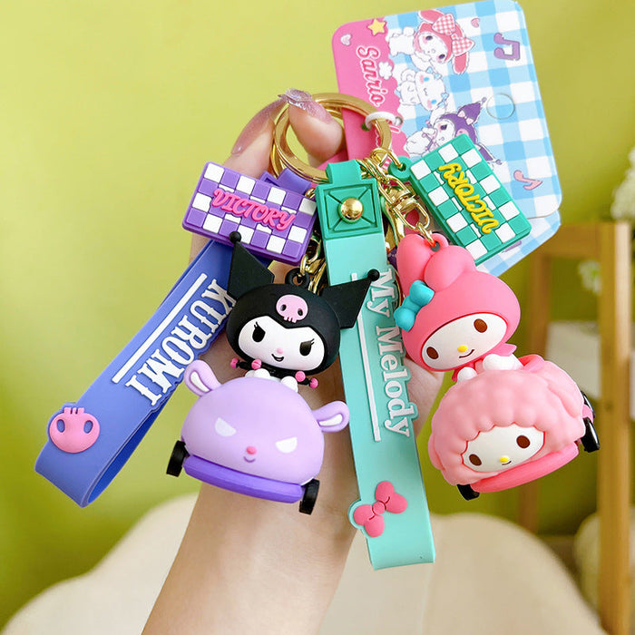 Wholesale Cartoon Family Car Doll Keychain JDC-KC-YanG001