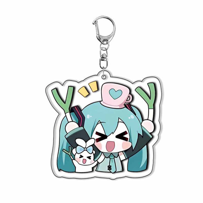 Wholesale cartoon characters acrylic keychain