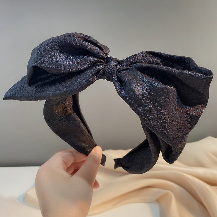 Wholesale Bubble Wrap Oversized Bow Headband JDC-HD-Linx009