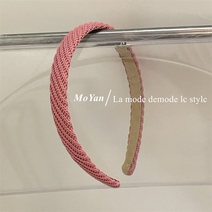 Wholesale Wool twill female temperament headband hair grottoes headdress hairpin