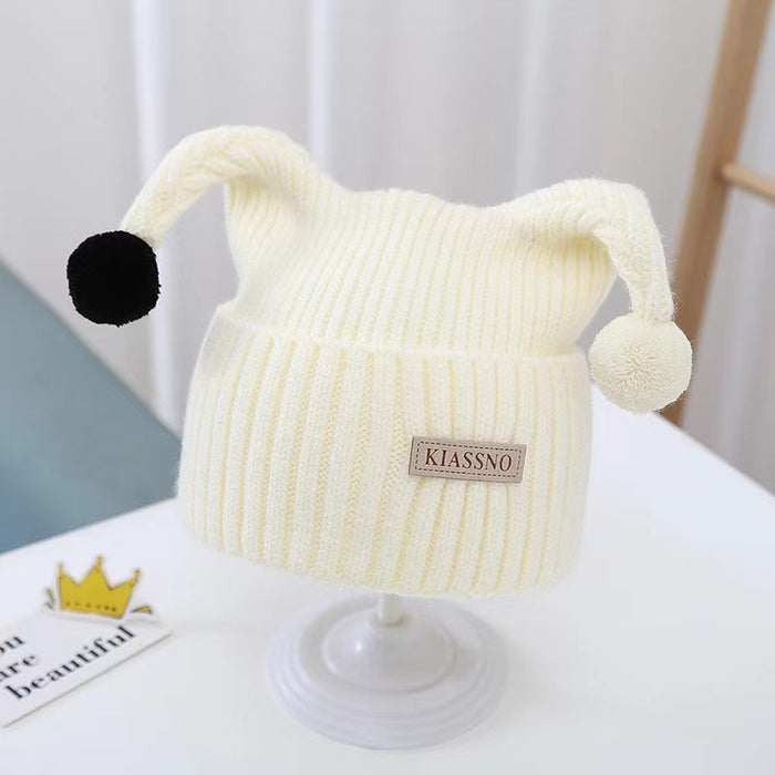 Wholesale Children' s Hat Winter Baby Wool Hat Knitted Christmas Warm