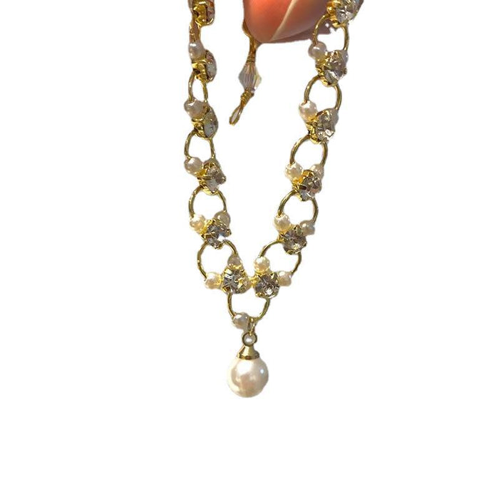 Wholesale diamond pearl bracelet South Korea niche design bracelet new fashion bracelet