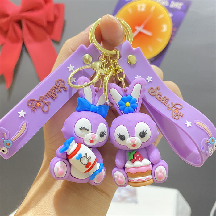 Wholesale PVC cartoon doll keychain JDC-KC-WuYi283