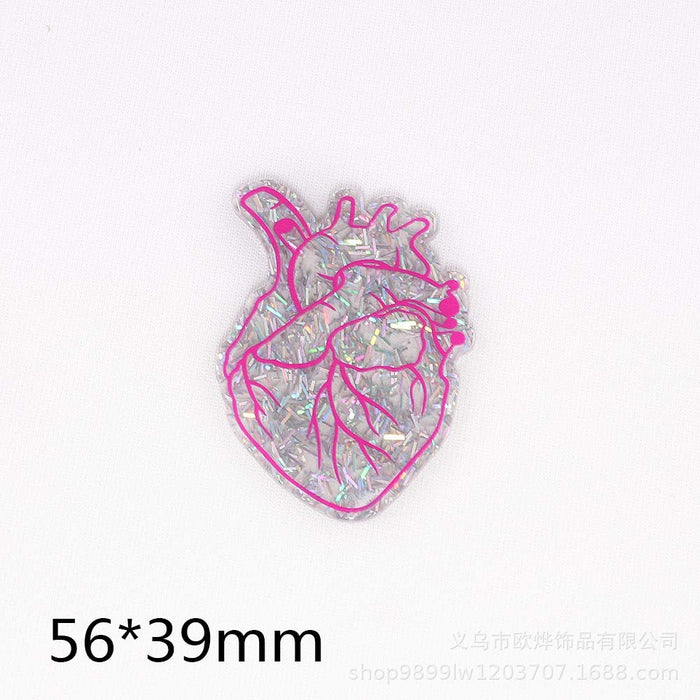 Wholesale Cartoon Organ Acrylic Pin DIY Patch Accessories JDC-FK-OuYie011