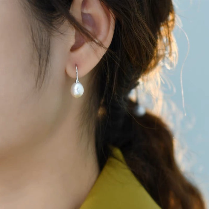 Wholesale Natural Freshwater Pearl Earrings Women's Earrings Design Trendy Women