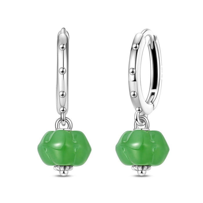 Wholesale Silver Plated Fruit Earrings Strawberry Grape Cherry Party Jewelry Accessory