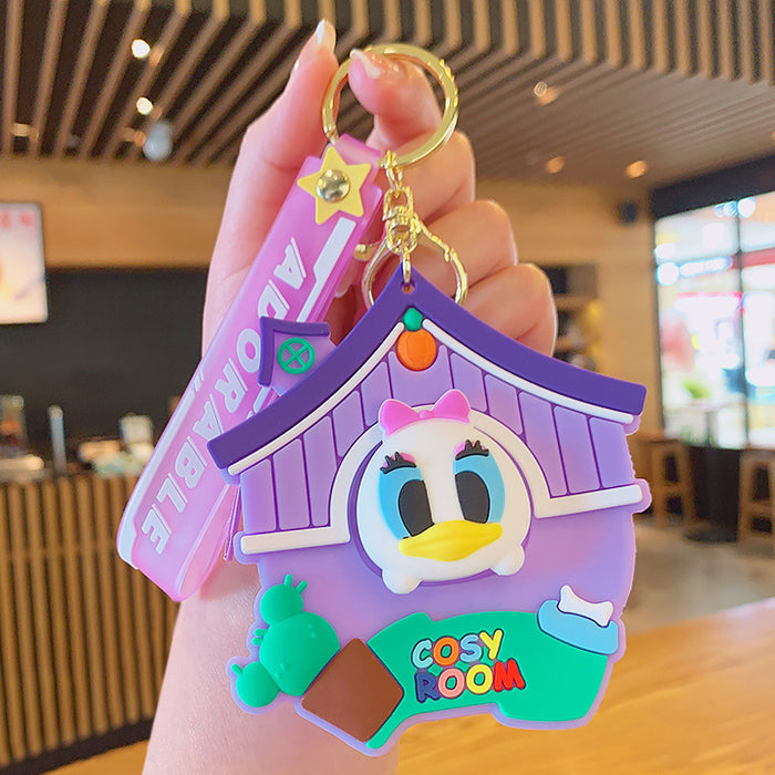 Llavero de monedas de monedas de silicona de dibujos animados al por mayor JDC-KC-KUM017