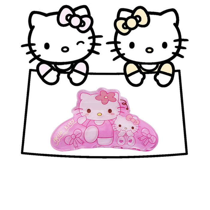 Wholesale Cute Sanlio Acrylic Grab Clip  Hair Ponytail Clip