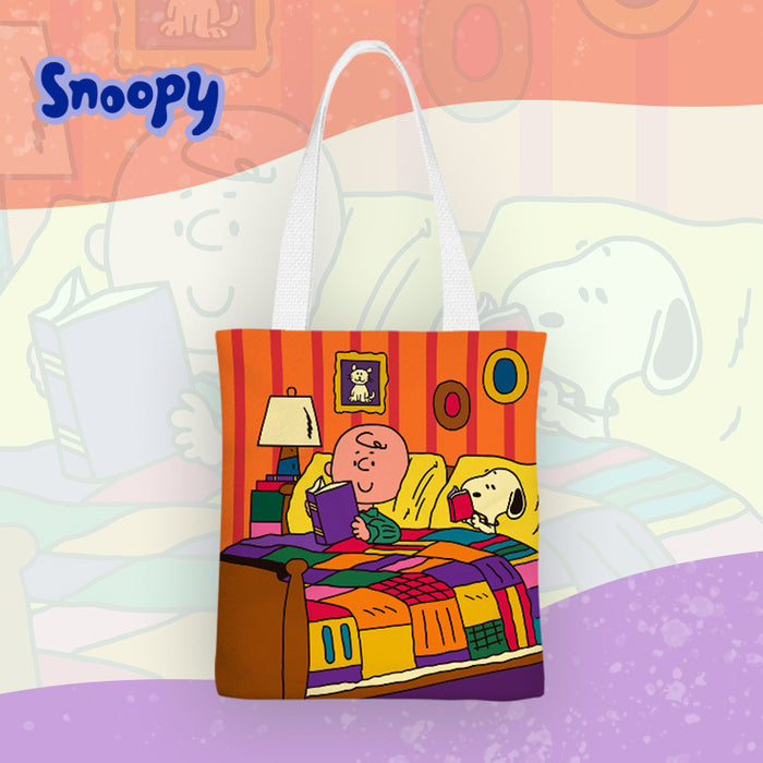 Wholesale Cute cartoon pattern canvas shoulder bags