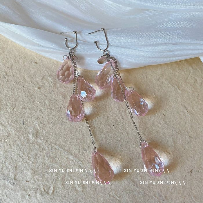 Wholesale Long tassel earrings, new retro style versatile earrings