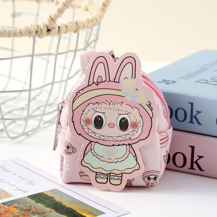 Wholesale New Cute and Fashionable Baby Wallet Keychain Cartoon Doll Keybag Earphone Storage Bag