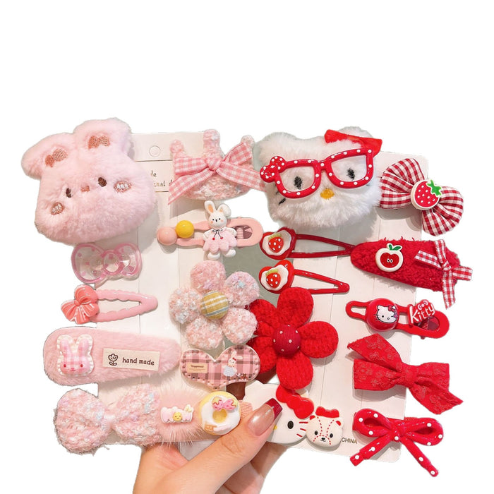 Wholesale Red bow hair tie hair clip