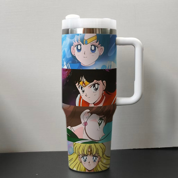 Wholesale 40oz Car Cup  cartoon Stainless Steel  ice bullies cup Tumbler Thermos Cup