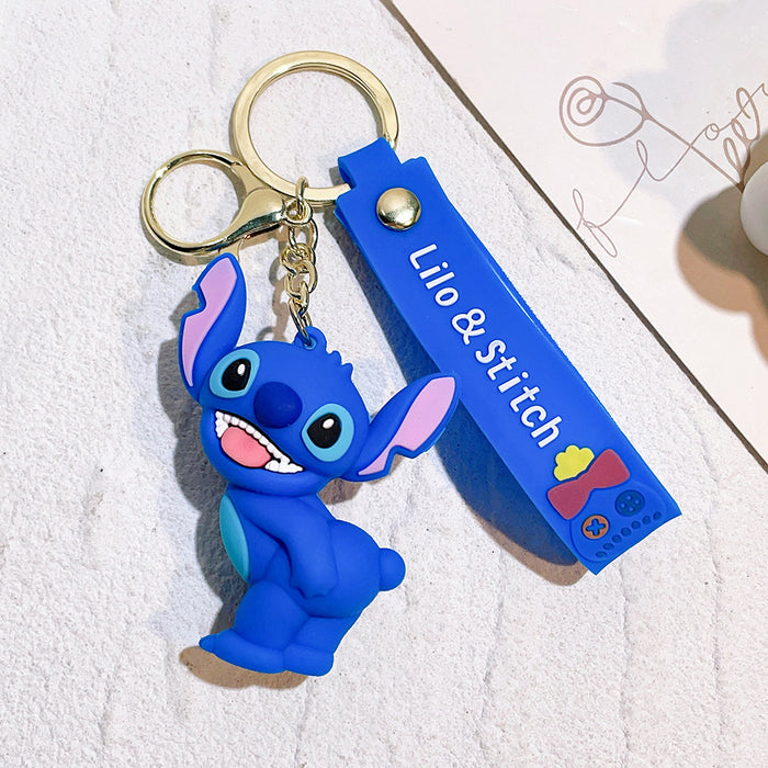 Wholesale Silicone Cartoon Doll Keychain JDC-KC-Qiwei025