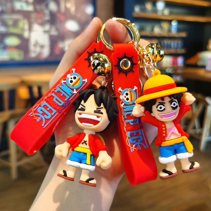 Wholesale Cartoon Doll Rubber Keychain JDC-KC-Tingm011