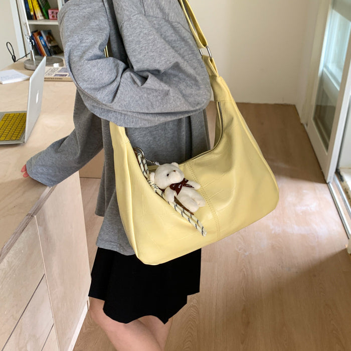 Wholesale New large capacity bag for women's fashionable commuting single shoulder tote bag, versatile and simple casual crossbody bag