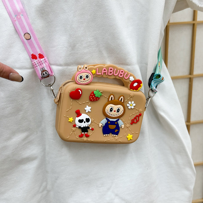 Wholesale Coin Bag Mini Crossbody Bag Children's Bag FemaleCartoon Silicone Crossbody Bag