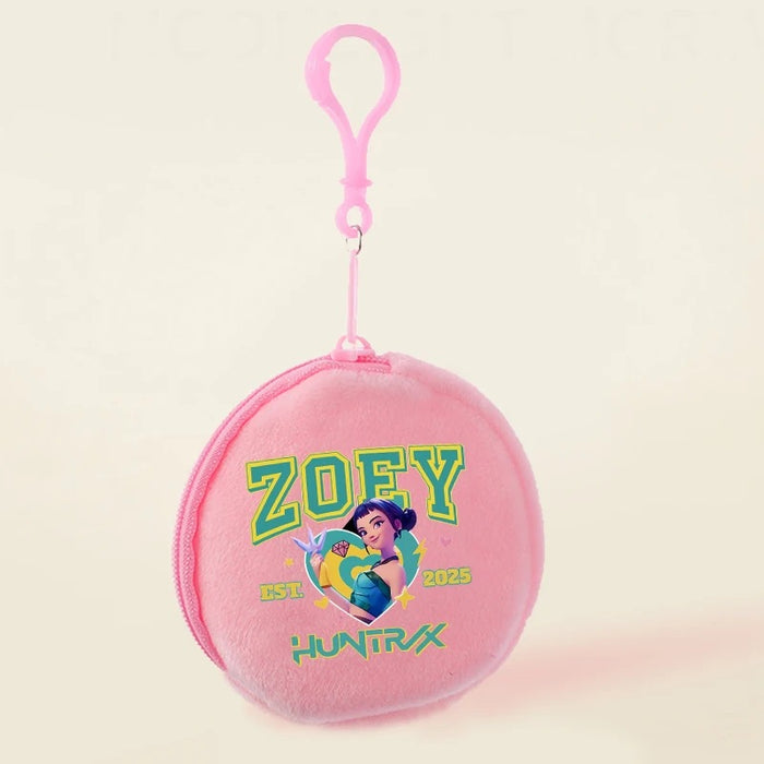 Wholesale Casual Kpop Style Cartoon Coin Purse For Girls Polyester Zipper Wallet Everyday Fashion Accessory Resale Gift