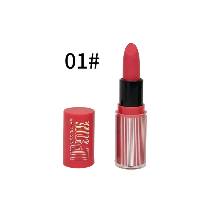 Wholesale 12 color lipstick, bare color, matte matte finish, lip gloss that does not fade, moisturizing lips