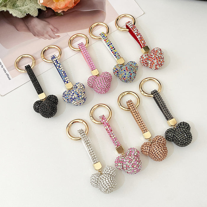 Wholesale Cartoon Diamond Alloy Keychain JDC-KC-CH119