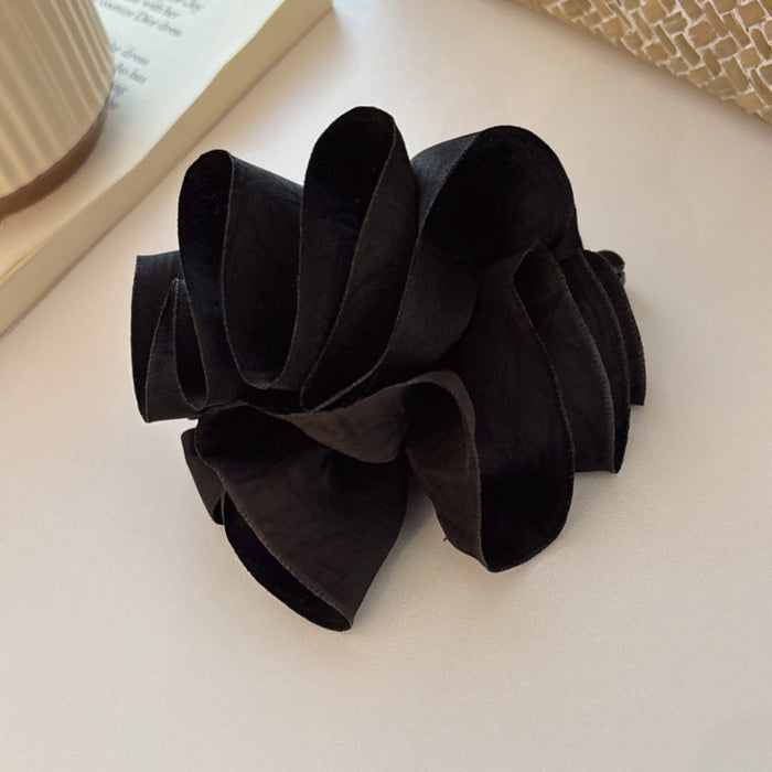 Wholesale Temperament satin bow hem women's high skull top high ponytail vertical clip high-end horizontal clip hair new