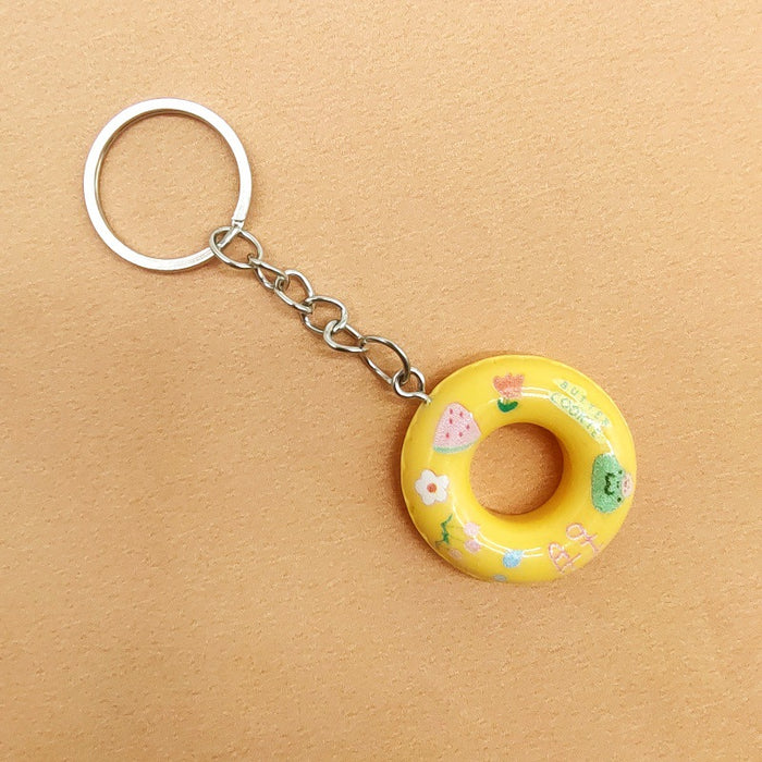 Wholesale Resin Swimming Ring Keychain JDC-KC-TYS010