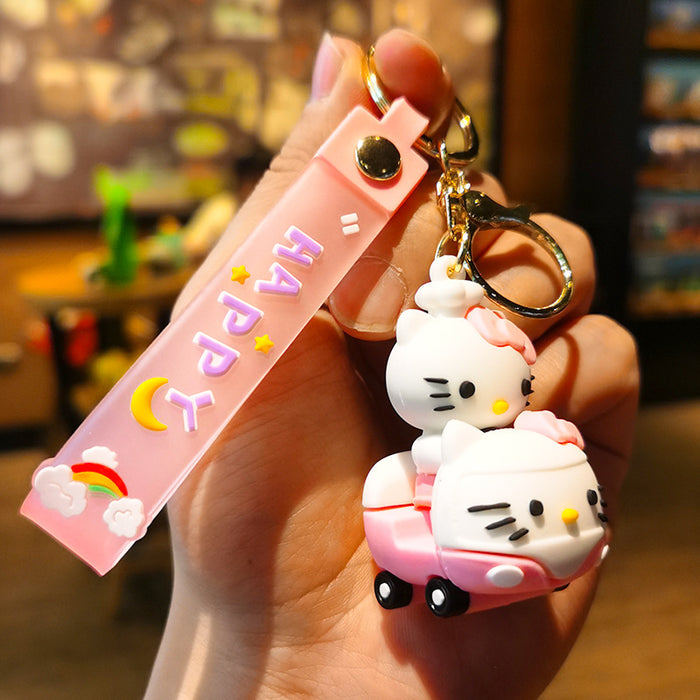 Wholesale Cartoon Silicone Doll Keychain JDC-KC-Tingm288