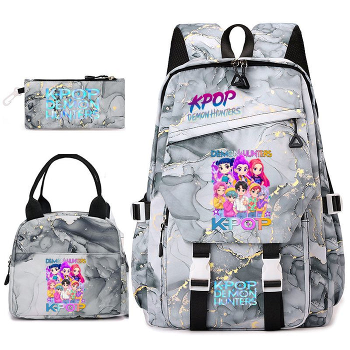 Wholesale Kpop Cute Cartoon Theme Series Student Backpack Bags 3-Piece Set