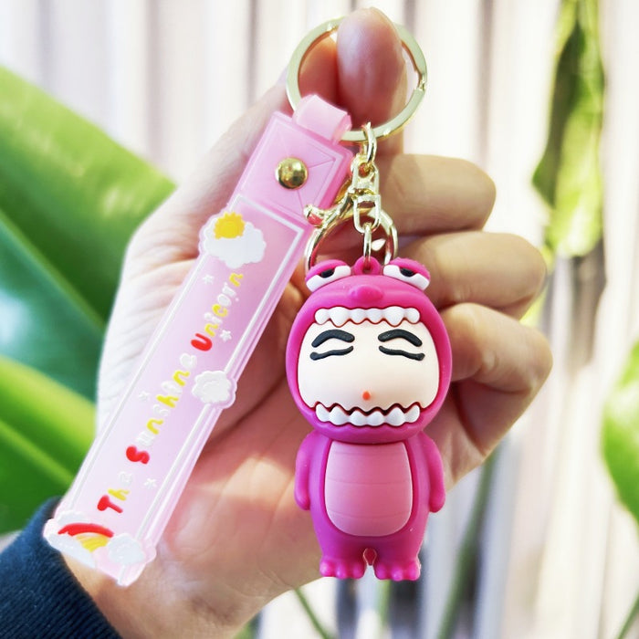 Wholesale PVC Cartoon Doll Keychain JDC-KC-WuYi166