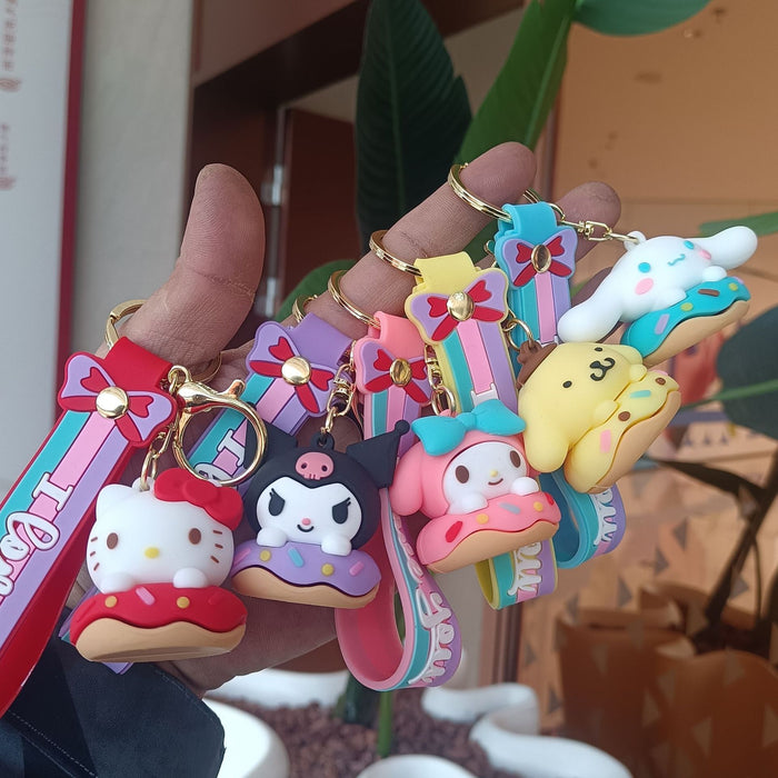 Wholesale Silicone Cartoon Doll Keychain JDC-KC-YiChang011